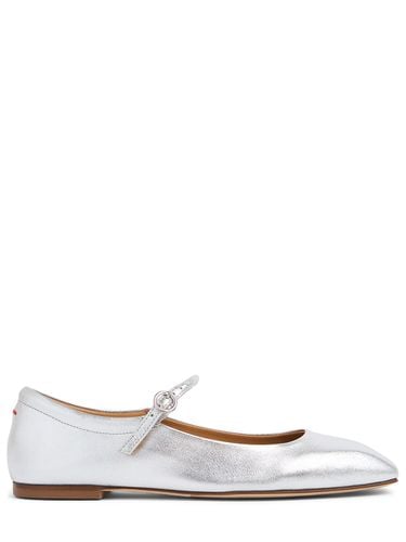 Mm Uma Laminated Leather Ballerina - AEYDE - Modalova