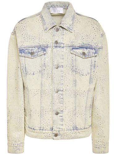 Cotton Denim Jacket - GIUSEPPE DI MORABITO - Modalova