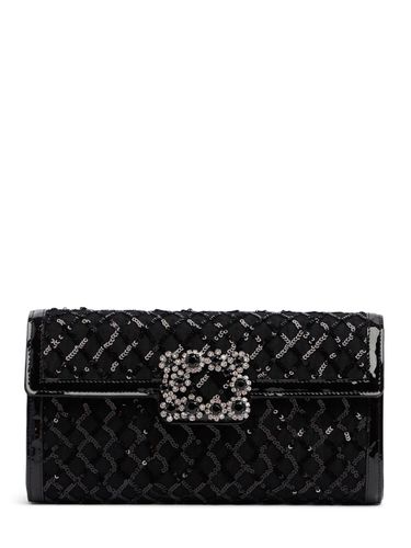 Envelope Flower Buckle Clutch - ROGER VIVIER - Modalova