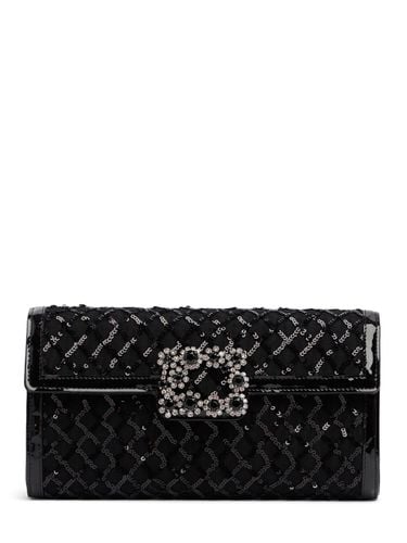 Pochette Con Fibbia Di Cristalli - ROGER VIVIER - Modalova