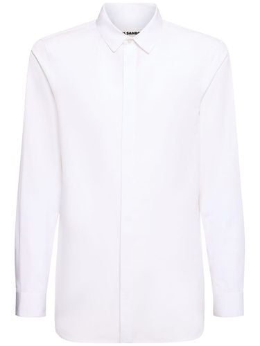 Monday Cotton Poplin Shirt - JIL SANDER - Modalova