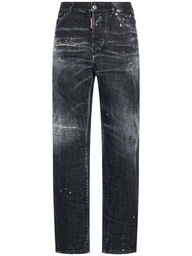 Hohe, Gerade Jeans „boston“ - DSQUARED2 - Modalova