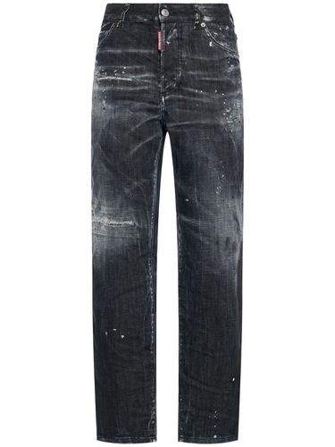 Jeans Dritti Vita Alta Boston - DSQUARED2 - Modalova