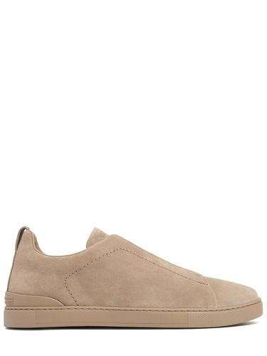 Sneakers Aus Leder „triple Stitch“ - ZEGNA - Modalova