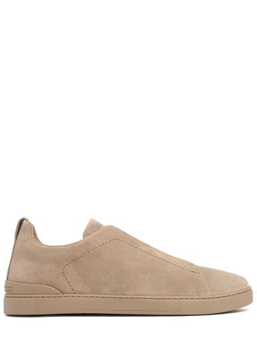 Sneakers Triple Stitch De Piel - ZEGNA - Modalova