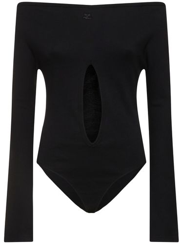 Body Aus Baumwolljersey „drop“ - COURREGES - Modalova