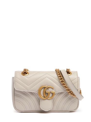 Bolso Mini Gg Marmont De Piel - GUCCI - Modalova