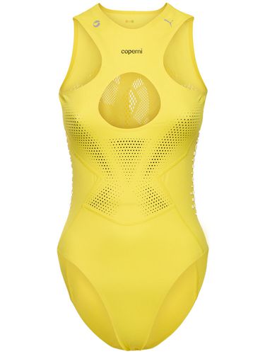 Coperni X Puma Logo Mesh Bodysuit - COPERNI - Modalova