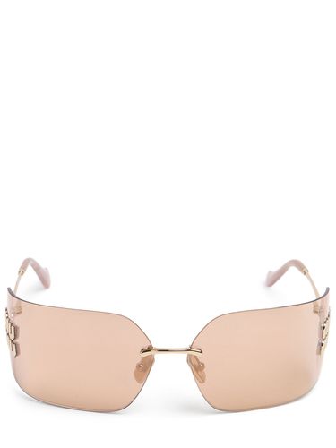 Square Metal Sunglasses - MIU MIU - Modalova