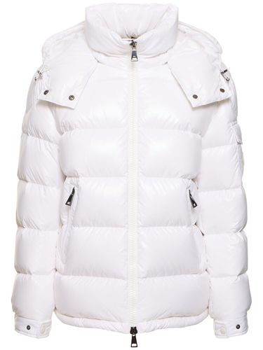 Chaqueta De Plumas De Nylon Laqué - MONCLER - Modalova