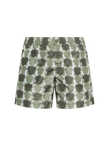 Bañador Shorts De Techno Estampado - MONCLER - Modalova