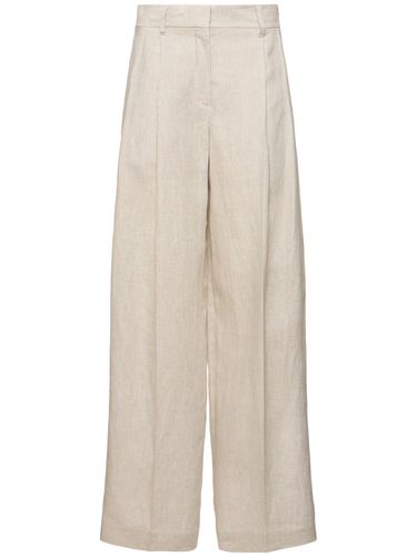 Pantalones Anchos De Lino - BRUNELLO CUCINELLI - Modalova