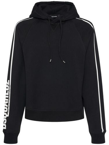 Hoodie Aus Baumwolle Mit Logodruck - DSQUARED2 - Modalova