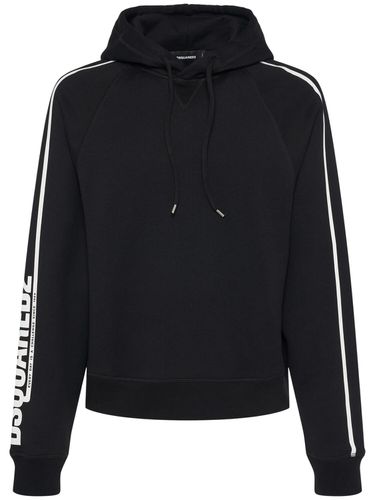 Logo Cotton Hoodie - DSQUARED2 - Modalova