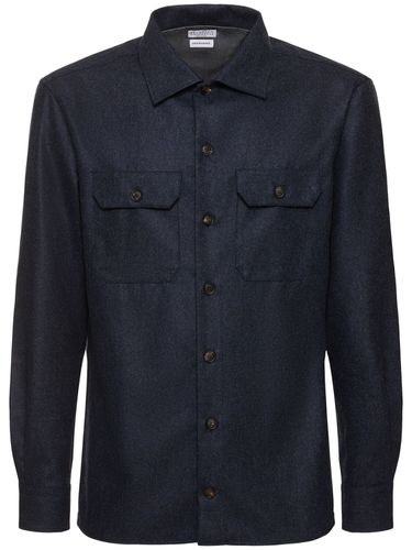 Overshirt Aus Wolle - BRUNELLO CUCINELLI - Modalova