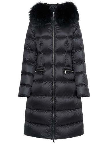 Chaqueta Larga De Plumas De Nylon - MONCLER - Modalova