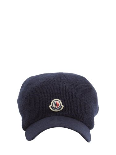 Cappello Baseball In Maglia Di Cotone - MONCLER - Modalova