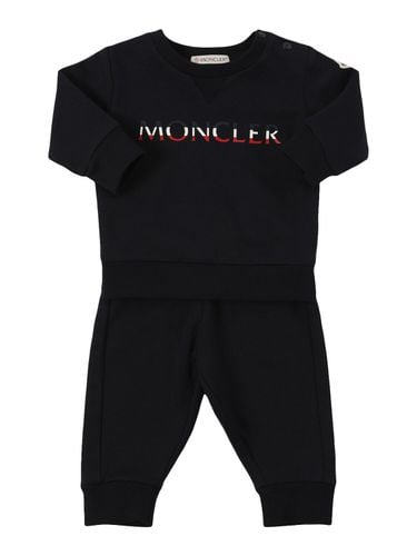 Logo Cotton Sweatshirt & Sweatpants - MONCLER - Modalova