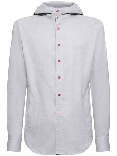 Camicia Mariano Con Cappuccio - KITON - Modalova