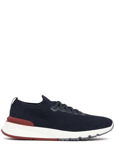 Cotton Low Top Sneakers - BRUNELLO CUCINELLI - Modalova