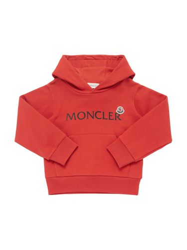 Hoodie Aus Baumwolle Mit Logodruck - MONCLER - Modalova