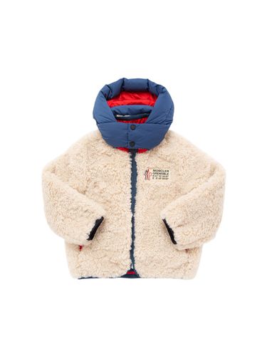 Zip-up Tech Teddy Bear Down Jacket - MONCLER GRENOBLE - Modalova