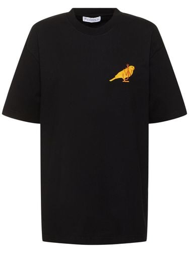 Canary Cotton Jersey T-shirt - JW ANDERSON - Modalova