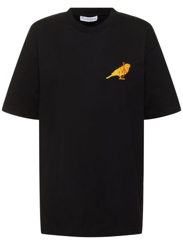 T-shirt Canary In Jersey Di Cotone - JW ANDERSON - Modalova