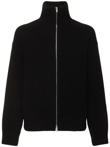 Cardigan Shetland In Cashmere E Lana Con Zip - JIL SANDER - Modalova