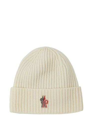 Logo Virgin Wool Beanie - MONCLER GRENOBLE - Modalova