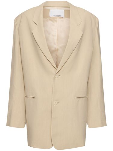 Blazer De Viscosa Y Lino - THE FRANKIE SHOP - Modalova