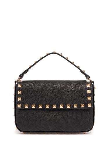 Bolso De Mano Pequeño Rockstud De Piel - VALENTINO GARAVANI - Modalova