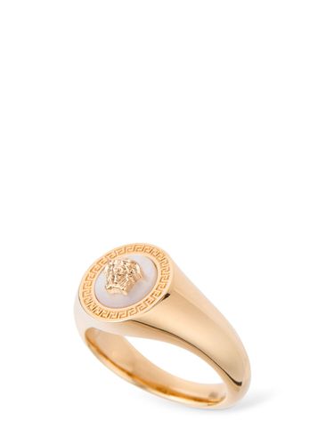 Anillo De Madre Perla - VERSACE - Modalova