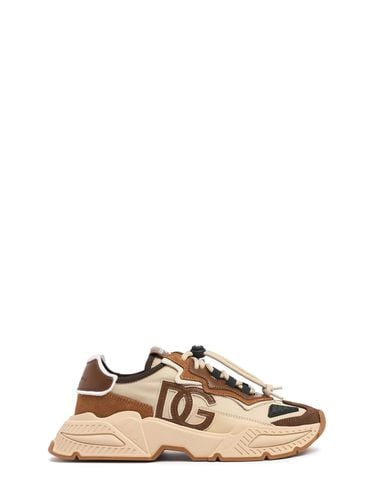 Sneakers Con Logo Y Cordones - DOLCE & GABBANA - Modalova