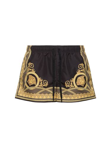 Bañador Shorts De Nylon - VERSACE - Modalova