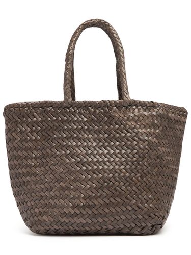 Grace Small Woven Leather Basket Bag - DRAGON DIFFUSION - Modalova