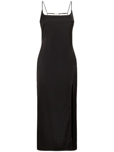 La Robe Notte Satin Midi Dress - JACQUEMUS - Modalova