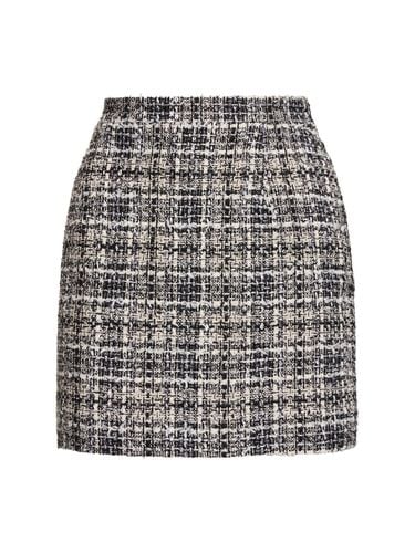 Sequined Tweed Mini Skirt - ALESSANDRA RICH - Modalova