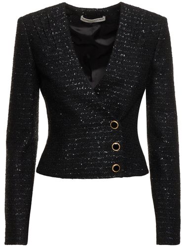 Sequined Tweed Jacket - ALESSANDRA RICH - Modalova