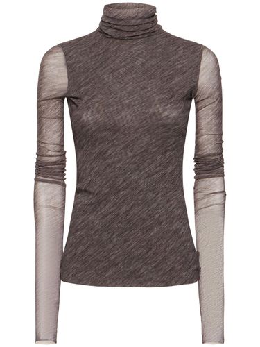 Top De Tul Con Cuello Alto - PHILOSOPHY DI LORENZO SERAFINI - Modalova