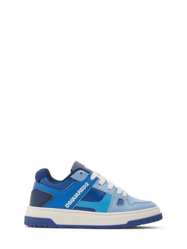 Sneakers De Piel Con Cordones - DSQUARED2 - Modalova