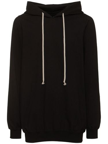 Sweatshirt Aus Baumwolljersey „hoodie“ - RICK OWENS - Modalova