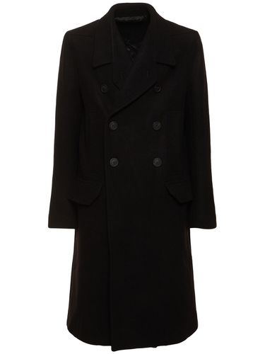 Cappotto Doppiopetto Officer In Lana - RICK OWENS - Modalova