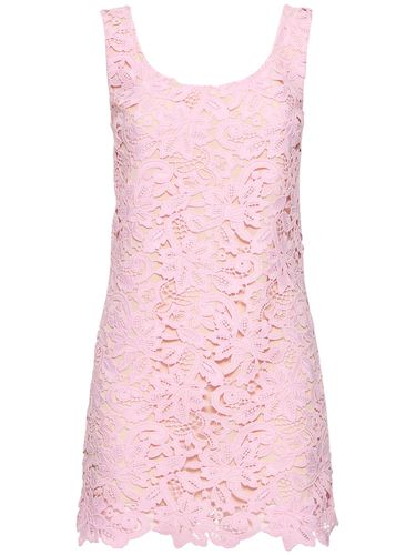 Floral Lace Mini Dress - SELF-PORTRAIT - Modalova