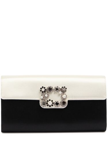 Envelope Flower Buckle Clutch - ROGER VIVIER - Modalova