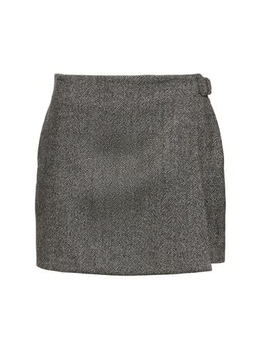 Mini-skort Aus Wollmischung - ERMANNO SCERVINO - Modalova