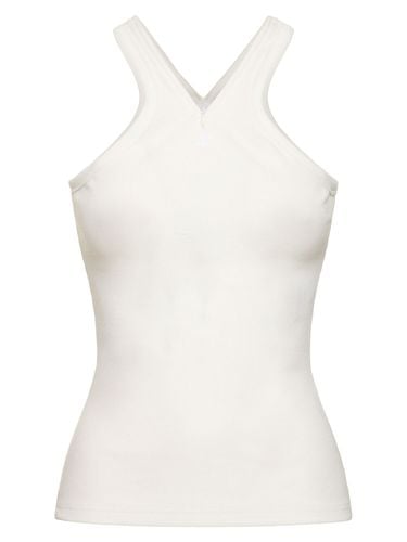 Tank Top De Algodón Acanalado - COURREGES - Modalova