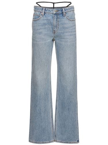 Jeans Relaxed Fit Vita Media In Denim Di Cotone - ALEXANDER WANG - Modalova