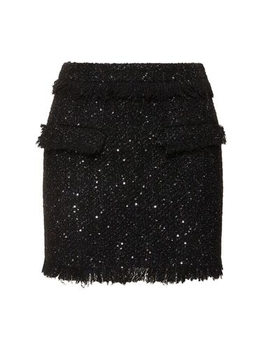 Tweed Mini Skirt - MSGM - Modalova