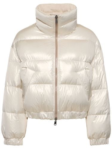 Cropped Tech Down Jacket - BRUNELLO CUCINELLI - Modalova